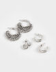 FULL TILT 3 Pack Boho Hoop Earrings image number 1