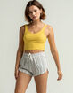 BILLABONG Road Trippin Womens White Combo Shorts image number 1