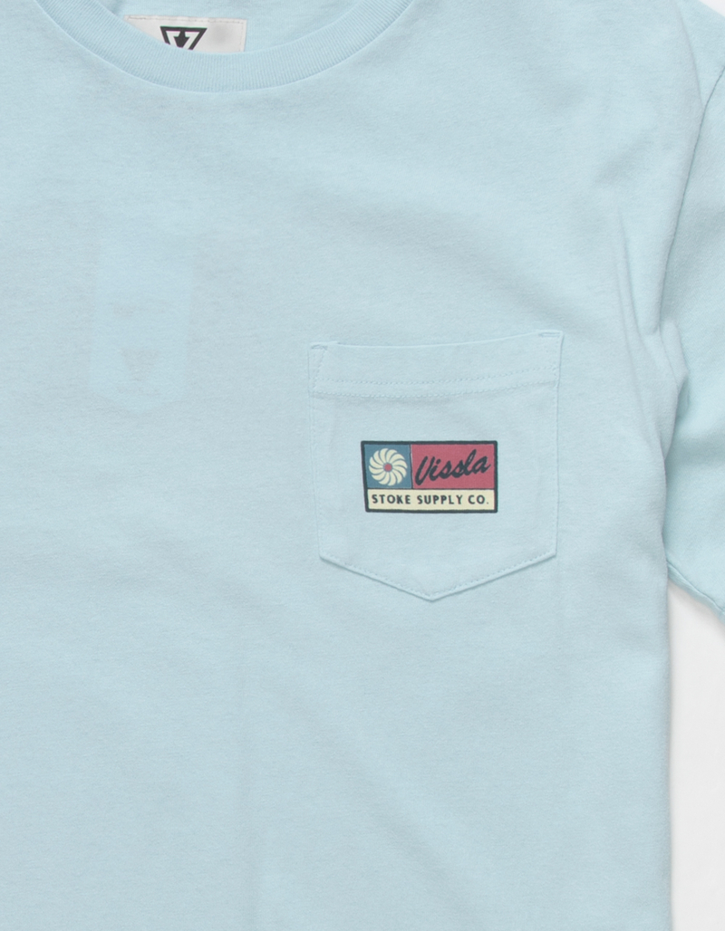 VISSLA HVAC Mens Pocket Tee image number 3