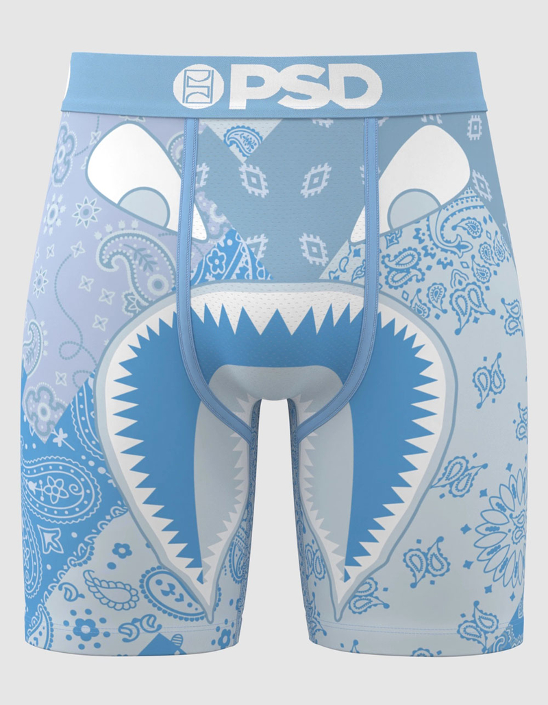 PSD Warface Baby Blue Mens Boxer Briefs image number 0