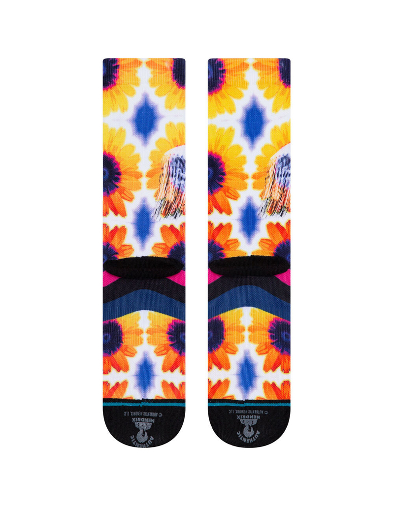 STANCE Jimi Sunflowers Mens Crew Socks image number 2