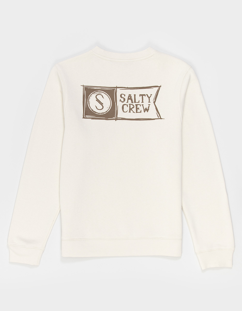 SALTY CREW Sketchy Alpha Boys Crewneck Sweatshirt image number 1