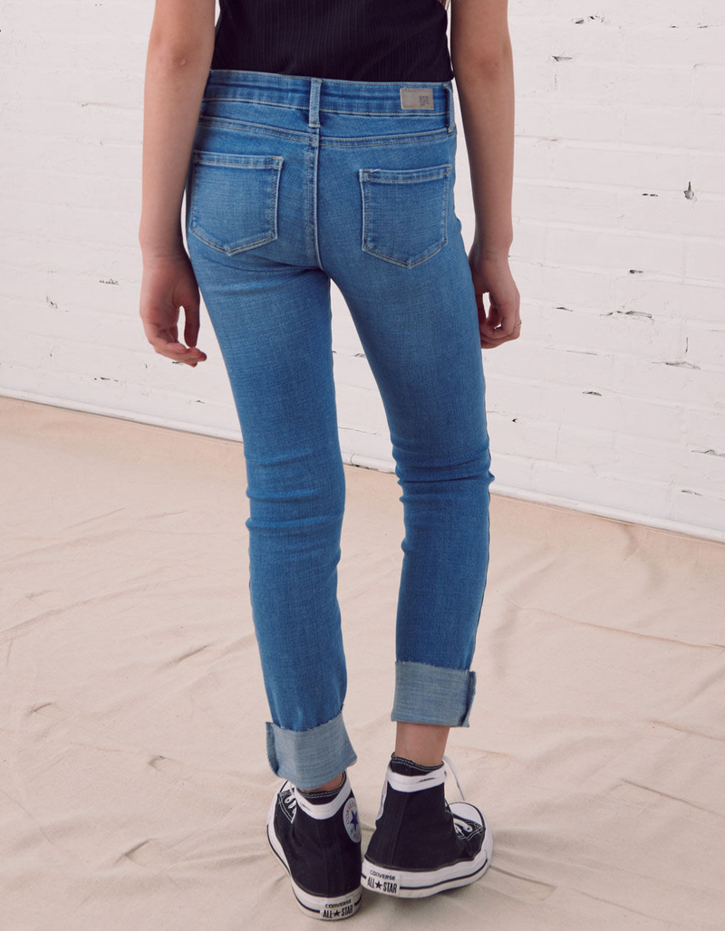 RSQ Mid Rise Cuff Girls Jeans image number 3