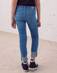 RSQ Mid Rise Cuff Girls Jeans image number 4