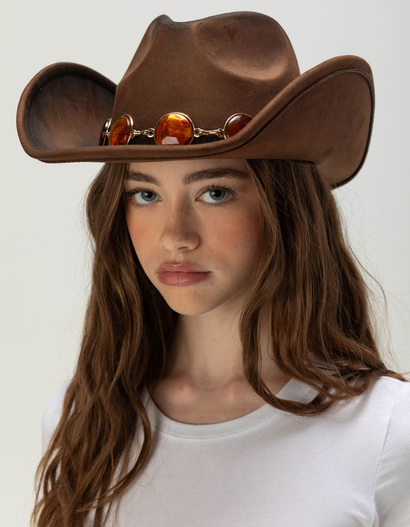 Concho Belt Womens Cowboy Hat image number 5