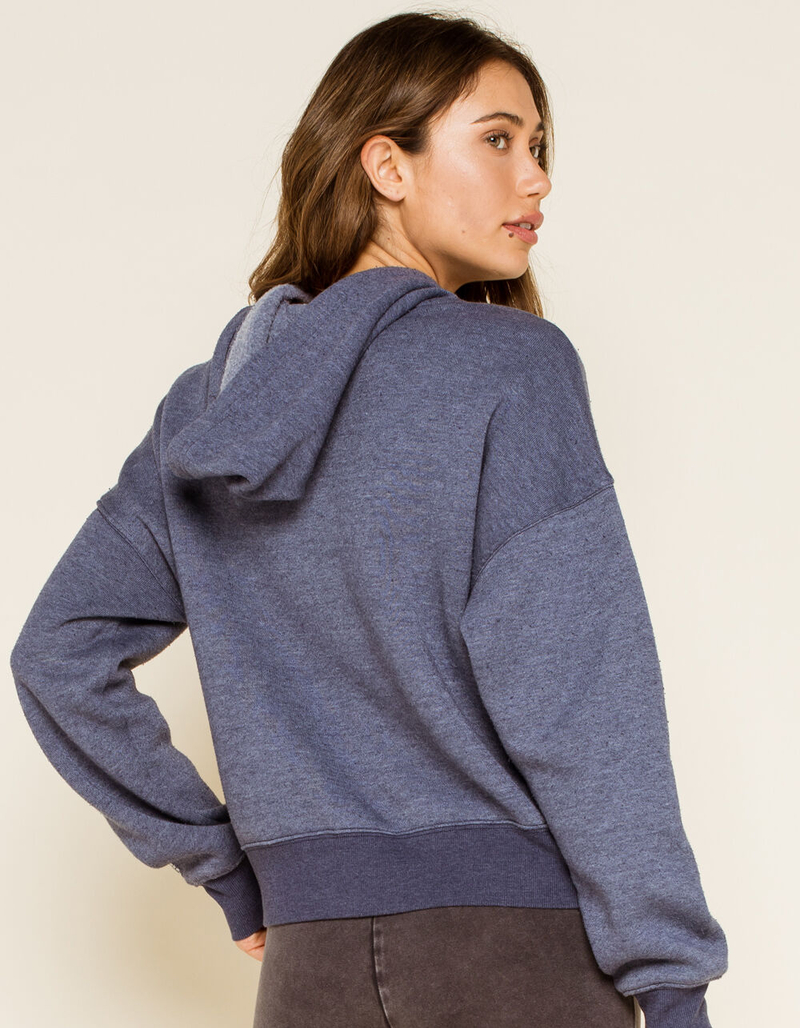 FREE PEOPLE Believer Womens Navy Sweat Hoodie image number 2