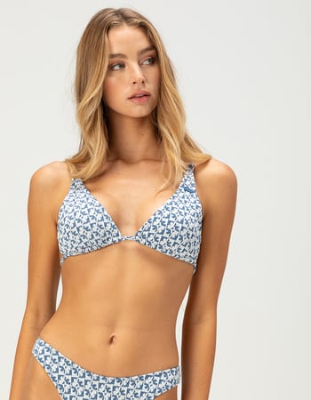 ROXY Hazy Dazy Textured Triangle Bikini Top Primary Image
