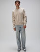 RSQ Mens Washed Oversized Crewneck Sweatshirt image number 3