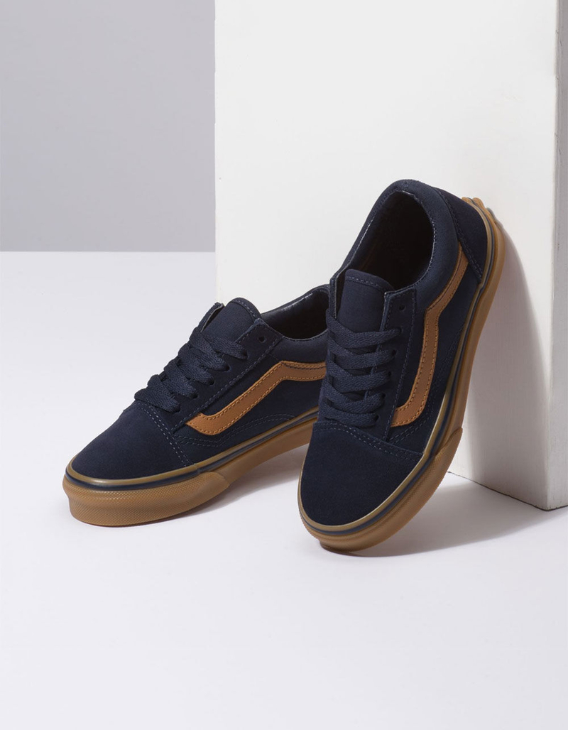 VANS Old Skool Sky Captain & Gum Kids Shoes image number 3
