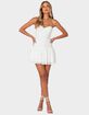 EDIKTED Mesh & Chiffon Corset Mini Dress image number 2