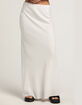 COTTON CANDY LA Womens Linen Maxi Skirt image number 2