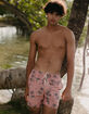 RSQ Tropics Mens 5" Swim Shorts image number 1