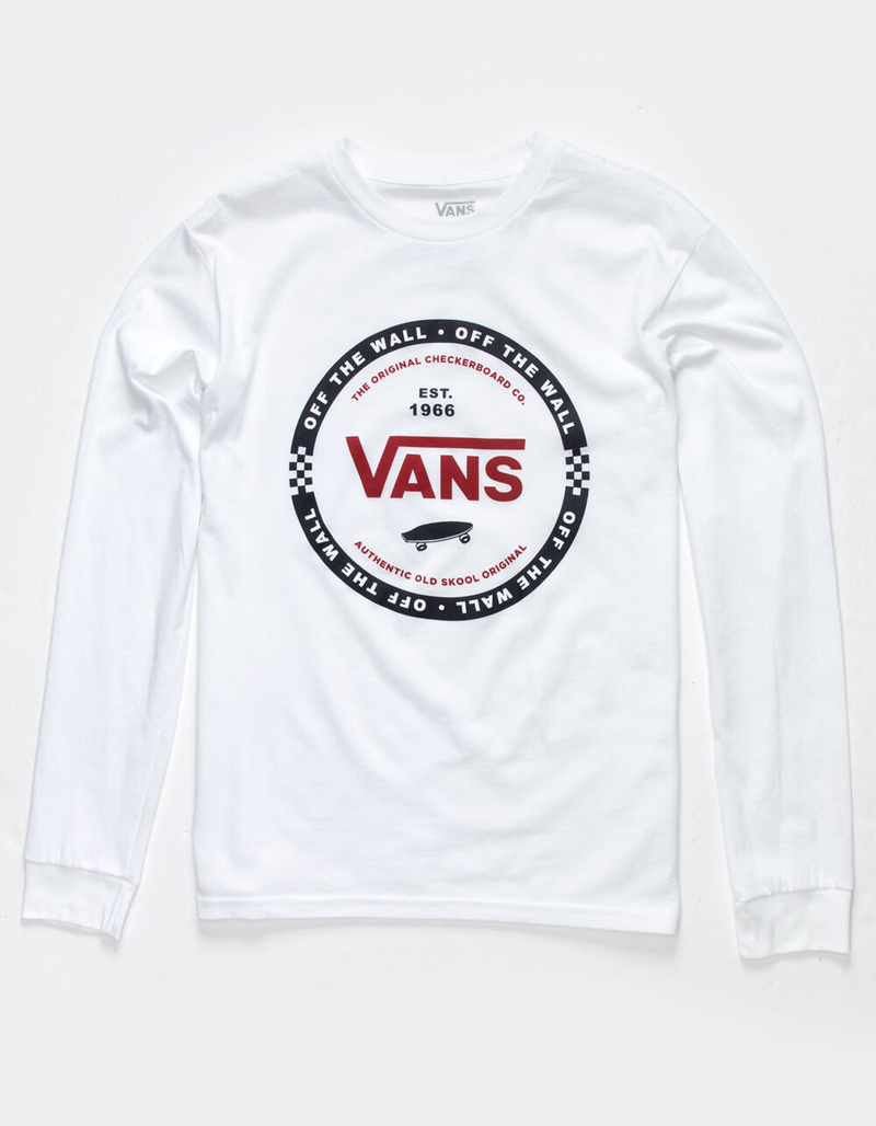 VANS Logo Check Boys Tee image number 0