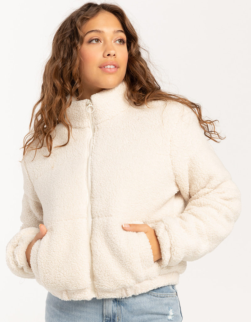 RSQ Womens Sherpa Puffer Jacket image number 3
