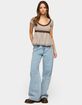 EDIKTED Sady Contrast Striped Babydoll Top image number 4