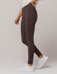 FULL TILT High Waisted Charcoal Womens Leggings image number 1