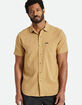 BRIXTON Charter Stripe Mens Button Up Shirt image number 1