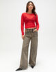 MISS ME Womens High Rise Wide Leg Jeans image number 1