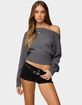 EDIKTED Doro Studded Off Shoulder Sweater image number 1
