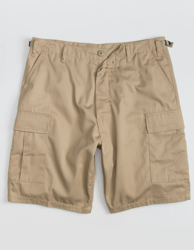 ROTHCO Tactical BDU Mens Khaki Cargo Shorts image number 0