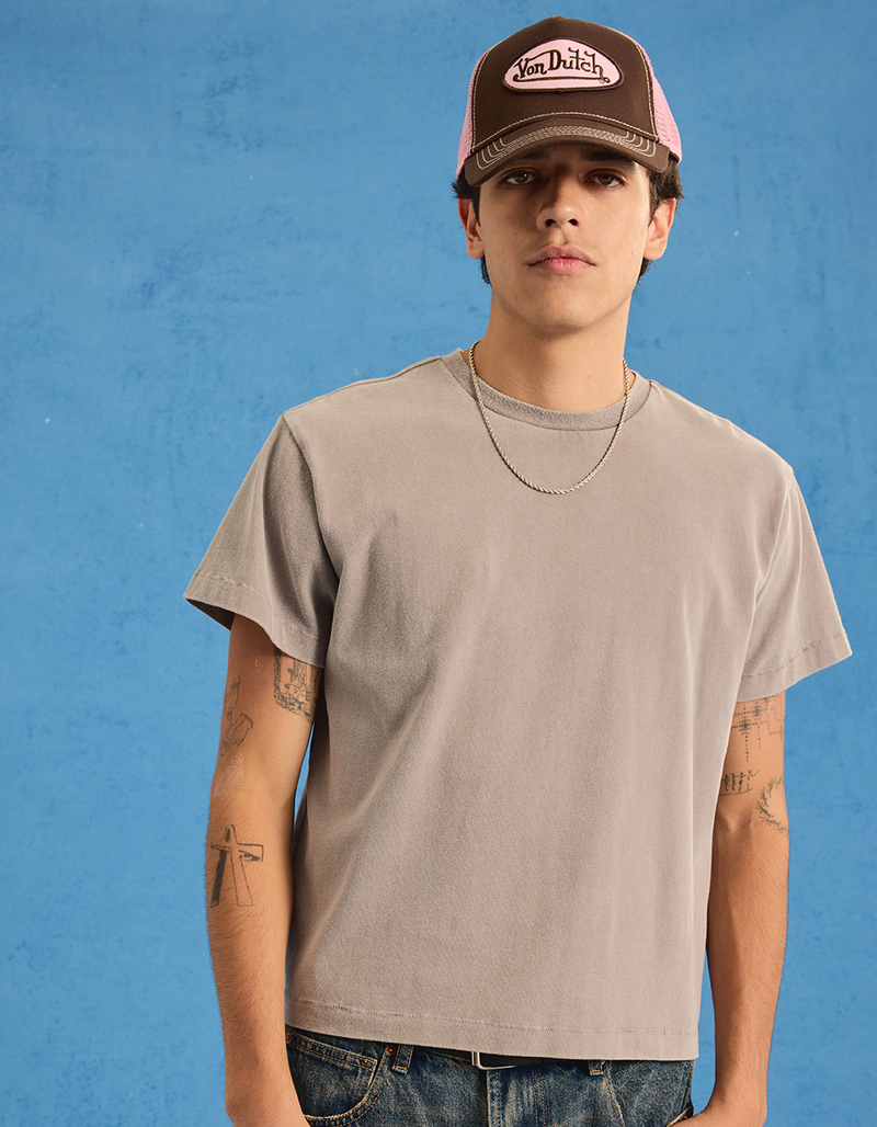 RSQ Mens Washed Shrunken Tee image number 0