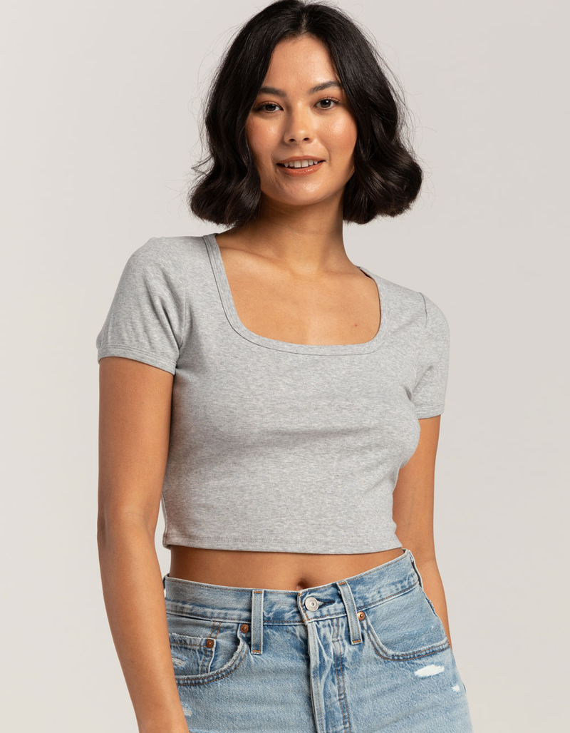 TILLYS Square Neck Womens Tee image number 0