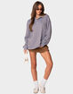 EDIKTED Stripey Oversized Collared Shirt image number 2