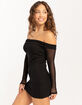 RSQ Womens Off The Shoulder Bodycon Dress image number 2