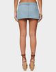 EDIKTED Camelia Denim Mini Skort image number 3