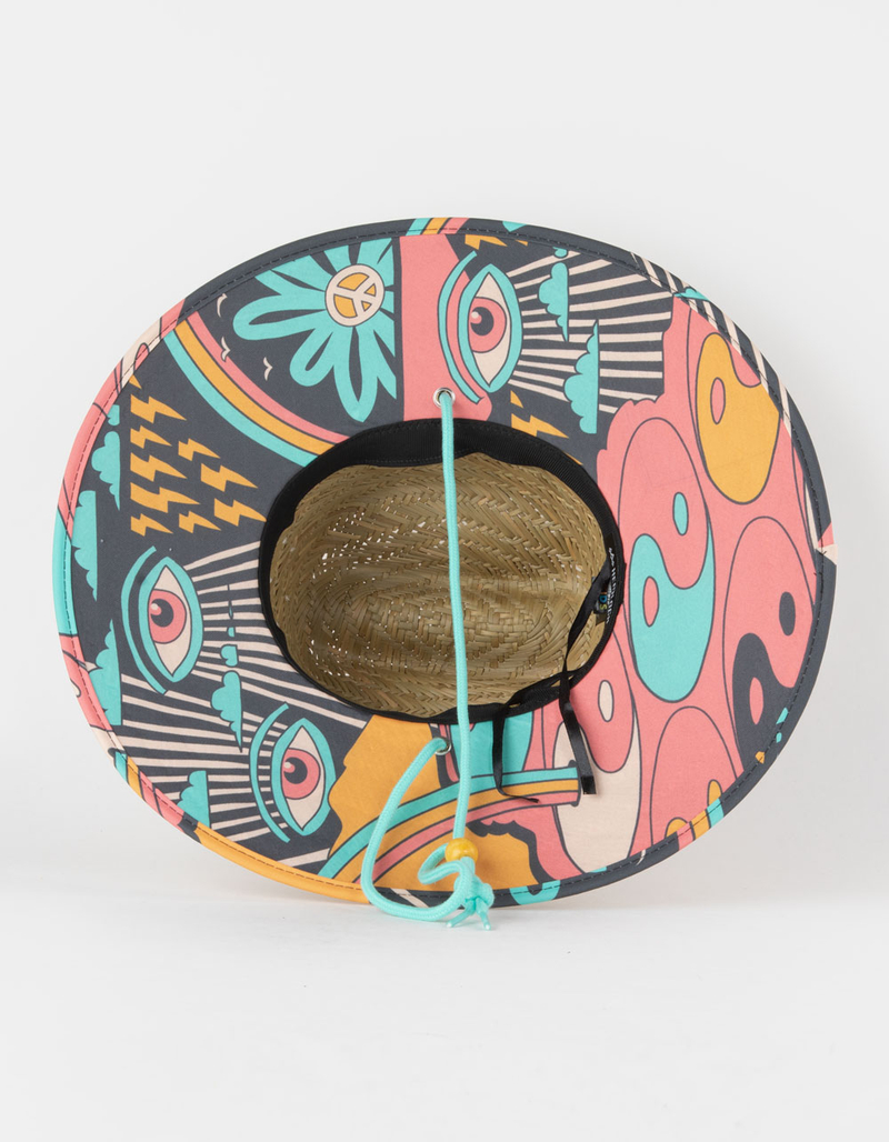 HEMLOCK HAT CO. Lucy Kids Straw Lifeguard Hat image number 3