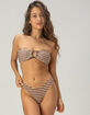 DAMSEL Texture Cheekier High Leg Bikini Bottoms image number 2
