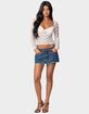 EDIKTED Mykonos Sheer Lace Top image number 3