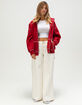 TRUE RELIGION Winged Heart Applique Womens Zip-Up Boyfriend Hoodie image number 4
