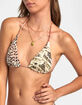 RVCA Tossed Seamed Reversible Triangle Bikini Top image number 3
