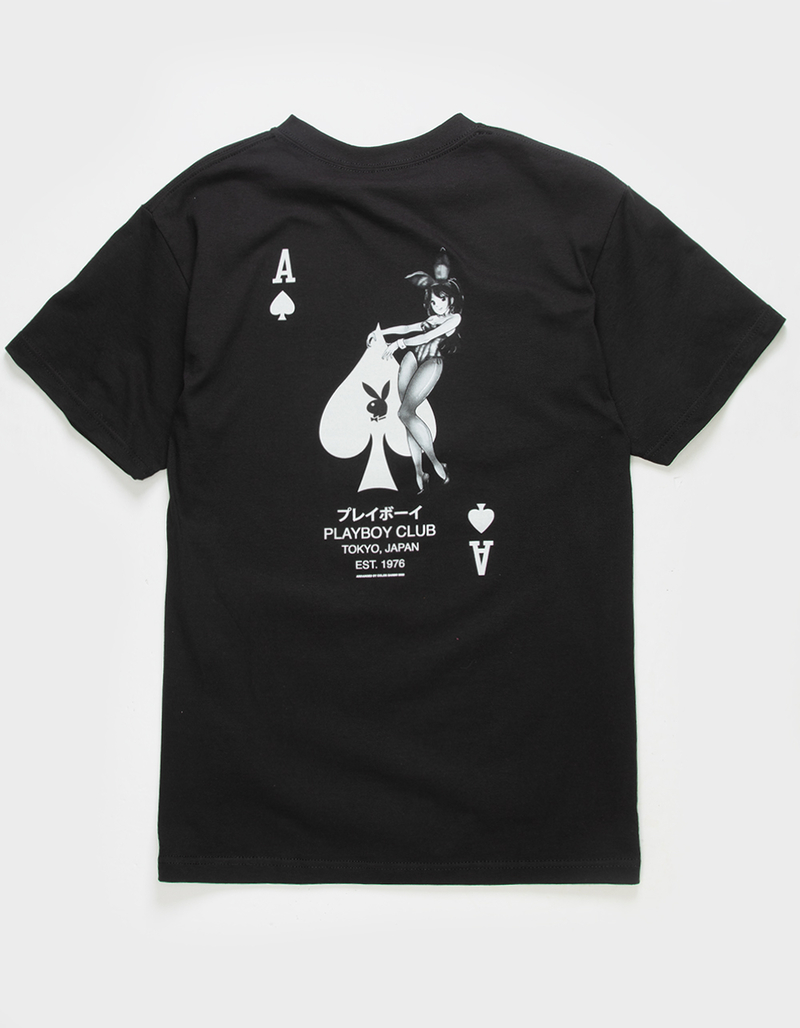 COLOR BARS x Playboy OG Ace Of Spades Mens Tee image number 0