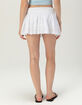 FULL TILT Womens Low Rise Fold Over Eyelet Skort image number 3