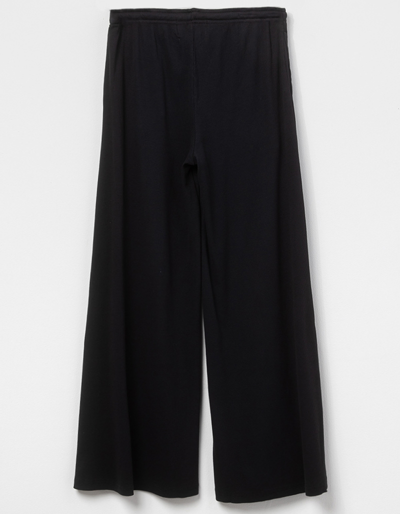 NECTAR CLOTHING Girls Ribbed Wide Leg Pants image number 1