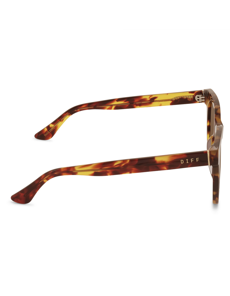 DIFF EYEWEAR Shay Amber Tortoise Sunglasses image number 3