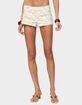 EDIKTED Arielle Iridescent Shorts image number 1