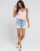 COTTON CANDY LA Peplum Womens Top image number 4