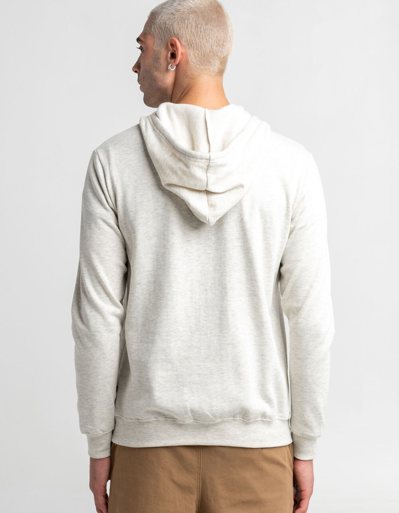 RSQ 1/4 Zip Oatmeal Mens Hoodie image number 3