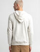 RSQ 1/4 Zip Oatmeal Mens Hoodie image number 4