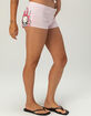 ED HARDY Pink Flame Skull Womens Micro Shorts image number 4