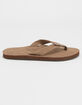 RAINBOW Single Layer Premier Leather Mens Flip Flops image number 3
