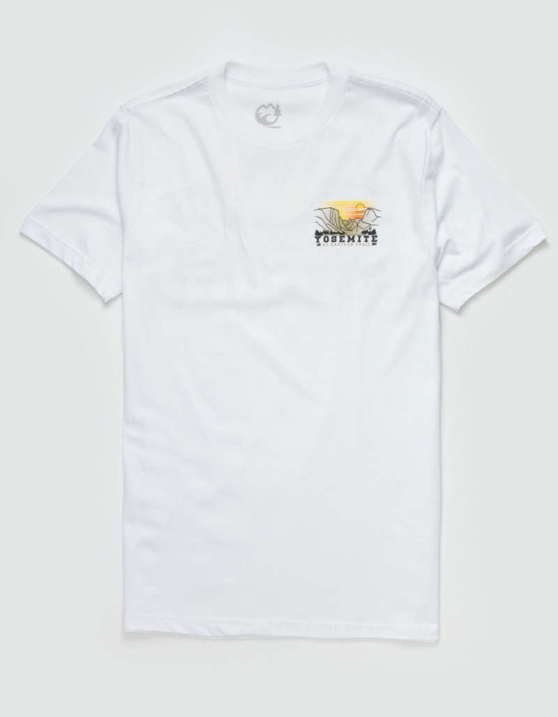 BLUE TIMBER Yosemite Mens White T-Shirt image number 1