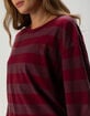 BDG Urban Outfitters Kai Womens Boxy Long Sleeve Stripe Tee image number 5