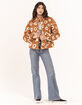 RSQ Print Womens Sherpa Jacket image number 6