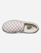 VANS Checkerboard Frappe & True White Classic Slip-On Womens Shoes image number 3