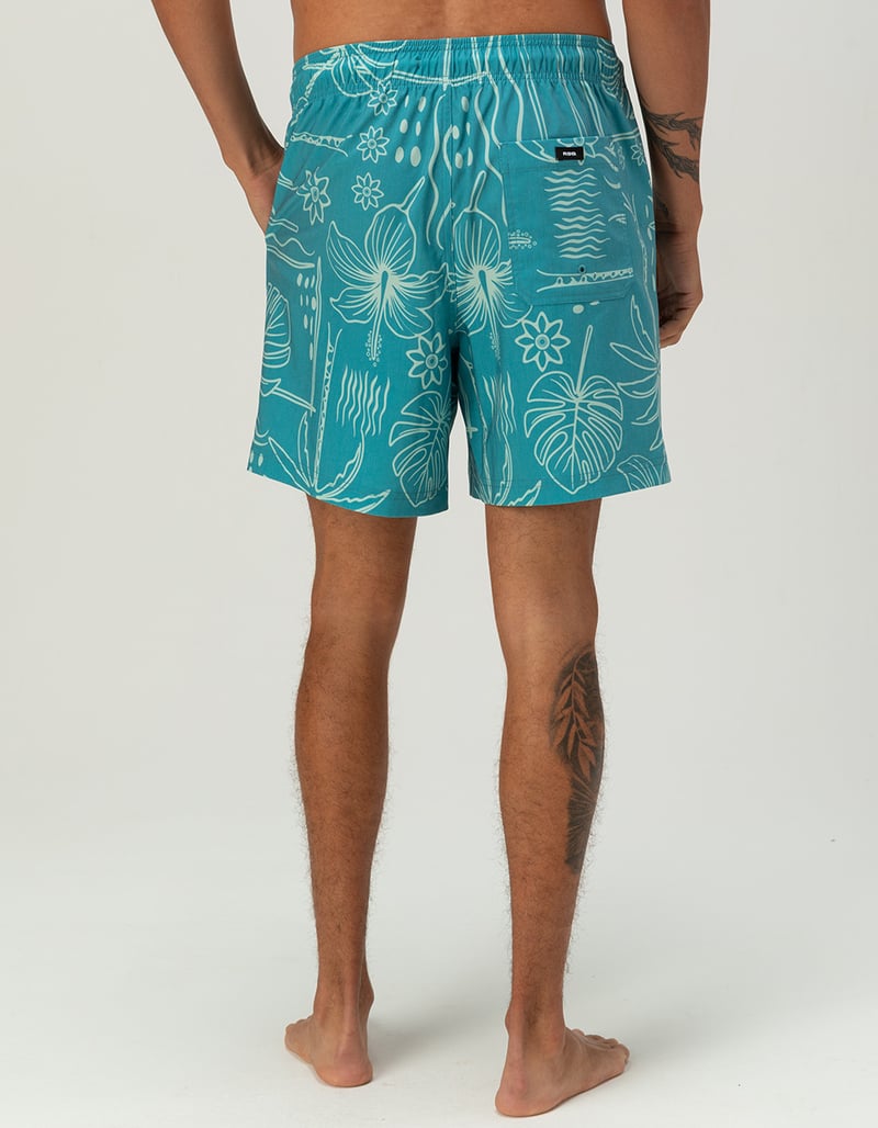 RSQ Mens 6.5" Swim Trunks image number 4