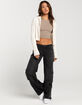 GEMMA RAE Low Rise Wide Leg Womens Cargo Pants image number 1
